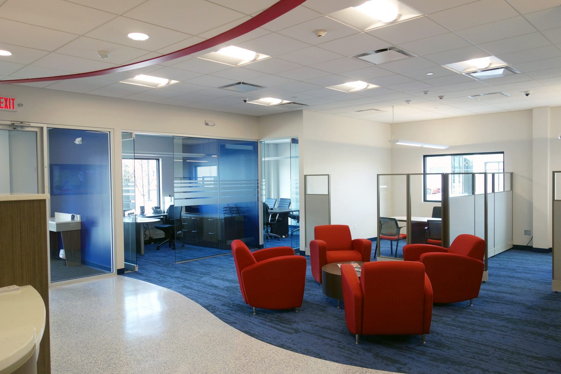 Primary Bank Waiting Area, Office & CSRs NES Group